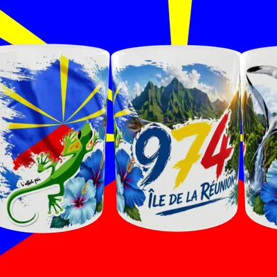 Tasse île de la Réunion 